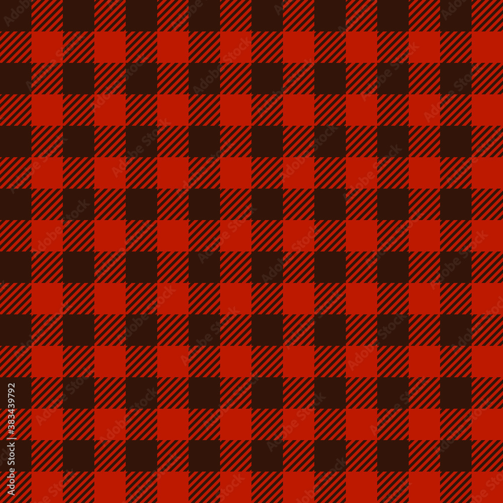 Doorzichtig Auto Whitney Buffalo plaid print seamless pattern, red and black Lumberjack print, plaid  check pattern for textile texture, Hipster flannel manly shirt fabric  ornament, checkered vector digital background Stock Vector | Adobe Stock