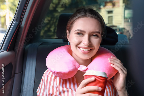 Beautiful young woman with ...