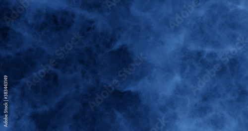 Abstract 4k resolution defocused mist structure background for backdrop, wallpaper and varied design. Dark blue, blue gray and electric blue colors.