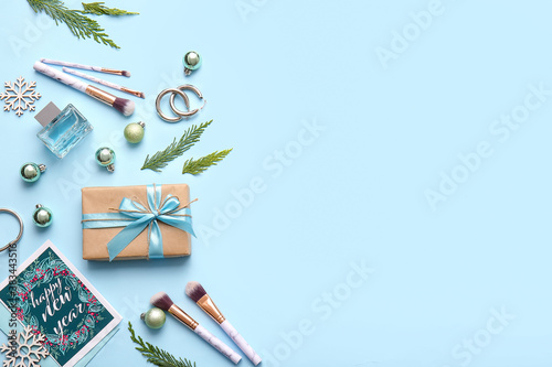 Christmas composition with ...