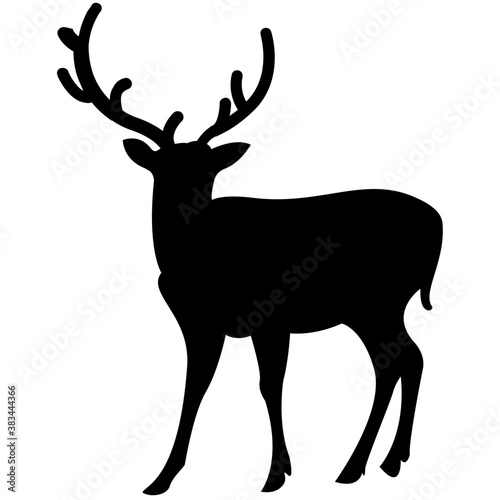  Deer silhouette symbolising wildlife 