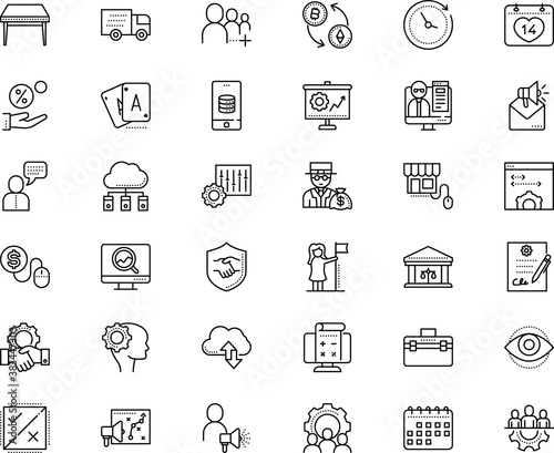 business vector icon set such as: education, casino, depression, ideas, resources, express, royal, part, together, equalizer, mortgage, hr, character, simple, see, user, eyesight, machinery
