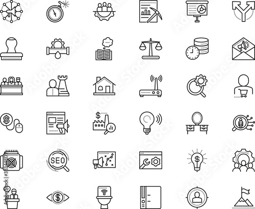 Fototapeta Naklejka Na Ścianę i Meble -  business vector icon set such as: ring, letter, crypto, analytic, solve, adjustable, broadband, access, modem, loupe, flexibility, toilet, preferences, circle, date, techniques, zoom, power, btc
