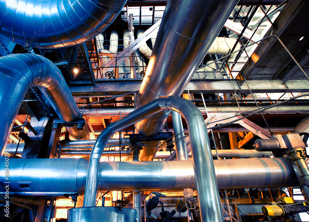 Industrial zone, Steel pipelines and equipment Industrial zone, Steel pipelines and equipment