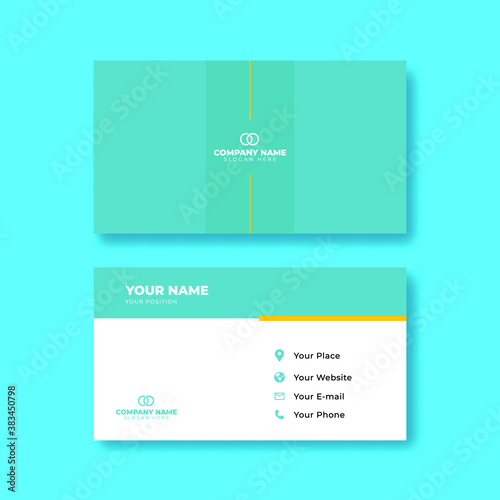Business card for company and business