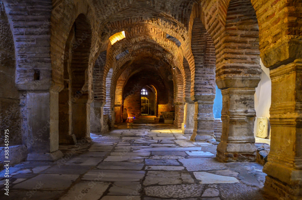 Crypt of Agios Dimitrios (Saint Demetrius) under the cathedral of the city of Thessaloniki