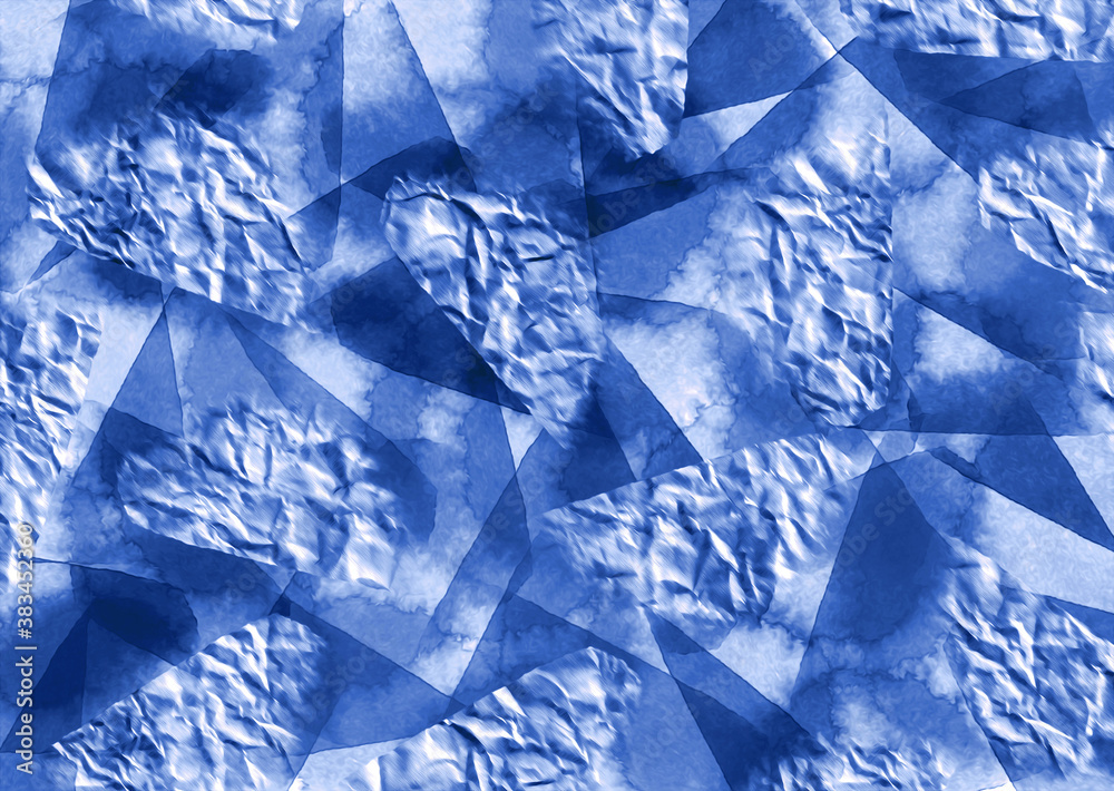 Obraz premium geometric with foil background