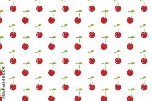 cherry fruit pattern. Suitable for backgrounds and wallpapers.