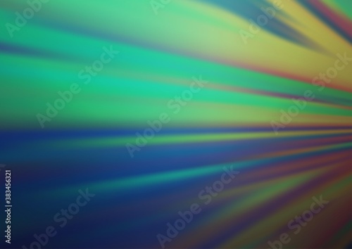 Light Blue  Green vector abstract blurred background.