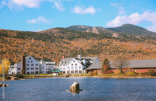 Cochran Pond, Waterville Valley, Autumn in New Hampshire