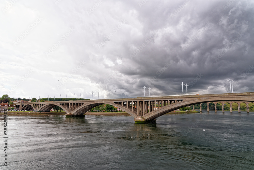 The Royal Tweed Bridge in Berwick Upon Tweed