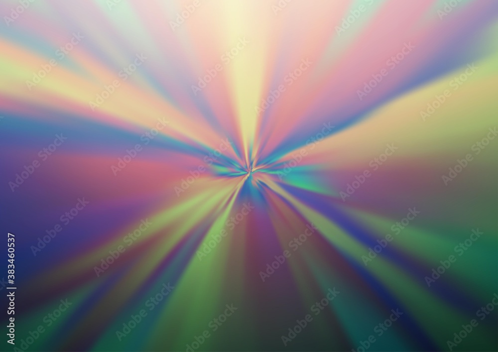 Obraz premium Light Blue, Green vector abstract bokeh pattern.