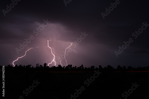Lightnings over Australia