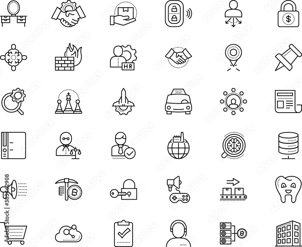 business vector icon set such as: btc, keyhole, reminder, video, mill, magnifying, brain, tech, decision, growth, neon, environment, preparation, plant, seo, covenant, gold, wireless, settings, carry business vector icon set such as: btc, keyhole, reminder, video, mill, magnifying, brain, tech, decision, growth, neon, environment, preparation, plant, seo, covenant, gold, wireless, settings, carry