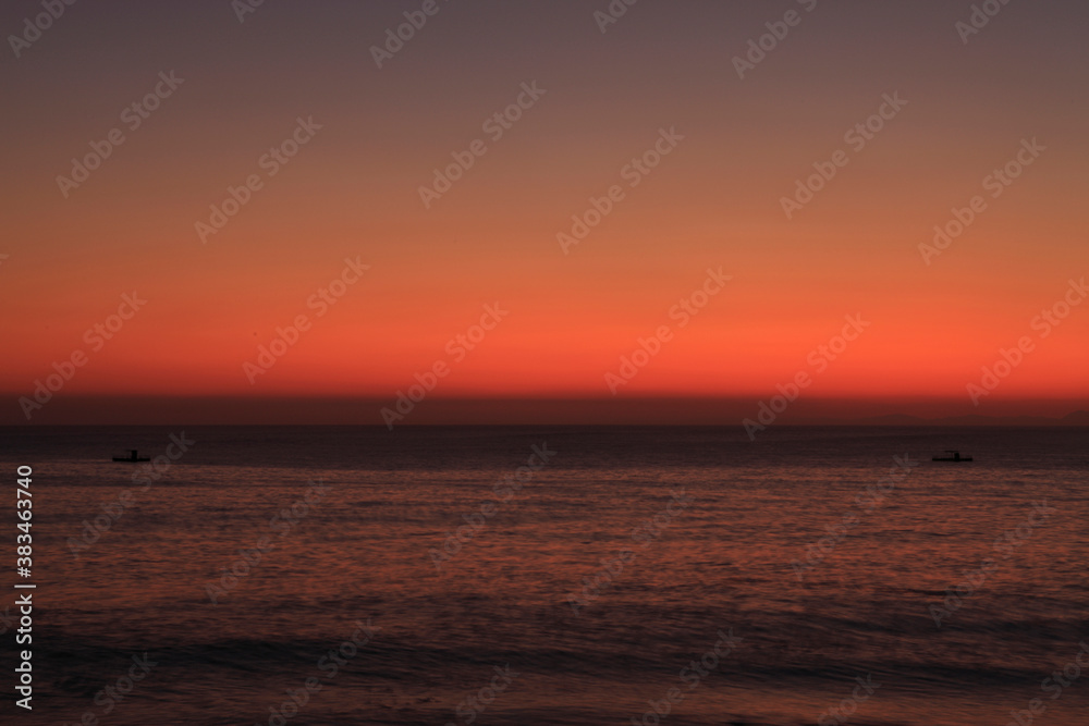 室戸岬の夕景 室戸岬の夕景