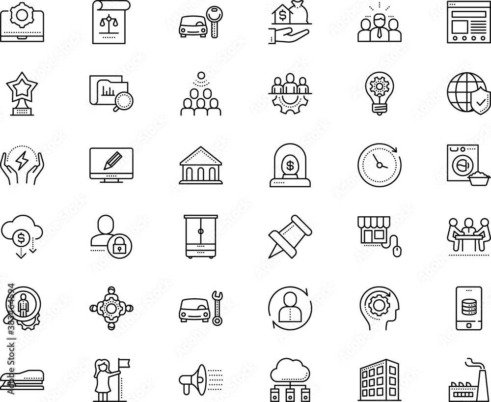 business vector icon set such as: mouse, mechanic, president, firewall, timer, first, repair, podium, compliance, reminder, click, crowd, driving, wealth, agitation, coding, clockwise, datacenter business vector icon set such as: mouse, mechanic, president, firewall, timer, first, repair, podium, compliance, reminder, click, crowd, driving, wealth, agitation, coding, clockwise, datacenter