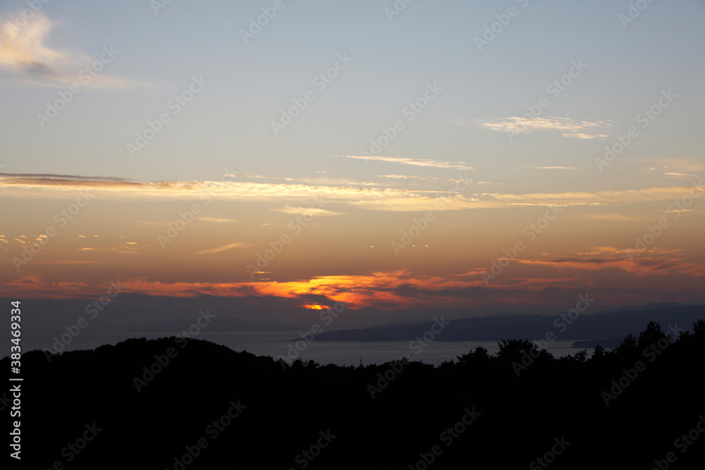 足摺岬からの夕日 足摺岬からの夕日