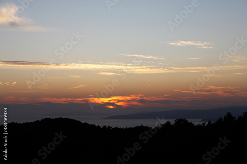 足摺岬からの夕日