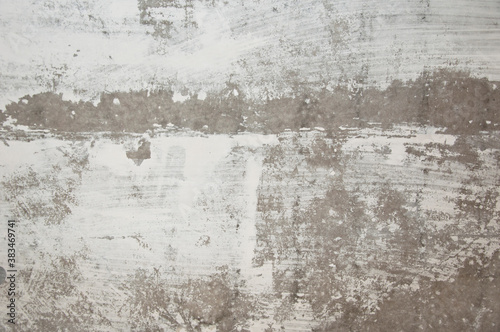 Wallpaper Mural Whitewashed Cement Wall. grange background. place for copy space. construction and repair. building. half shabby wall Torontodigital.ca