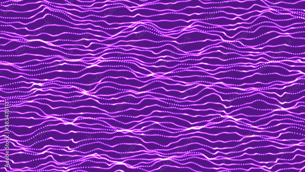Cyber background with wave of particles. Futuristic blue dots background. Abstract wave with moving dots. Data analysis concept. Cyber background with wave of particles. Futuristic blue dots background. Abstract wave with moving dots. Data analysis concept.