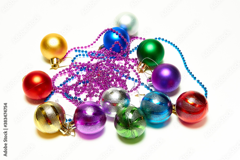 Christmas balls on a white background, new year, christmas toys, holiday, christmas. Christmas balls on a white background, new year, christmas toys, holiday, christmas.