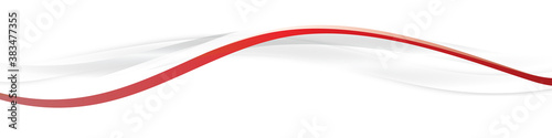 Welle Rot Band Banner