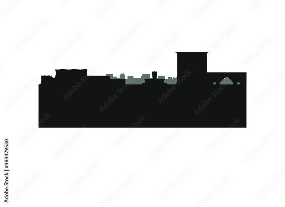 Skyline of Heraklion city in Greece. Skyline of Heraklion city in Greece.