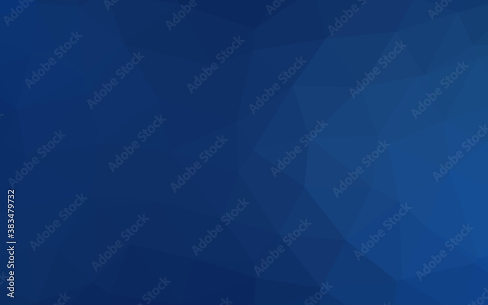 Dark BLUE vector abstract polygonal texture. Dark BLUE vector abstract polygonal texture.