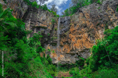 Waterfall on the rocks