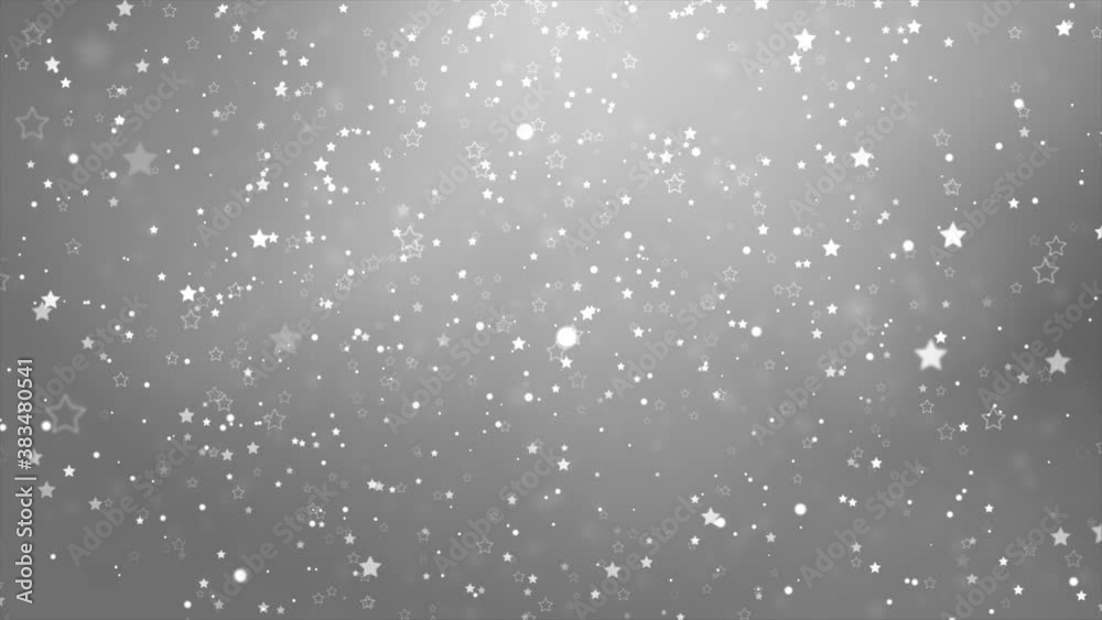 4K Floating Shiny Shimmering Organic Glitter Star Particles Loop
