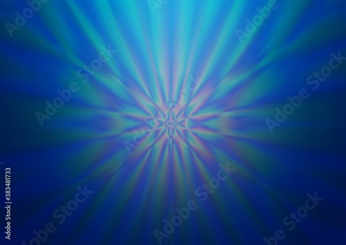 Light BLUE vector modern bokeh pattern.