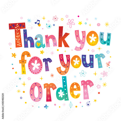 Thank you for your order