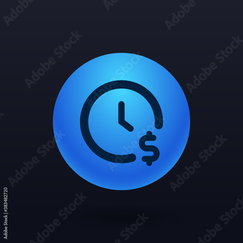 Time is Money - Button