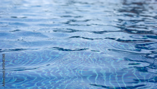 Water swimming pool surface for background.