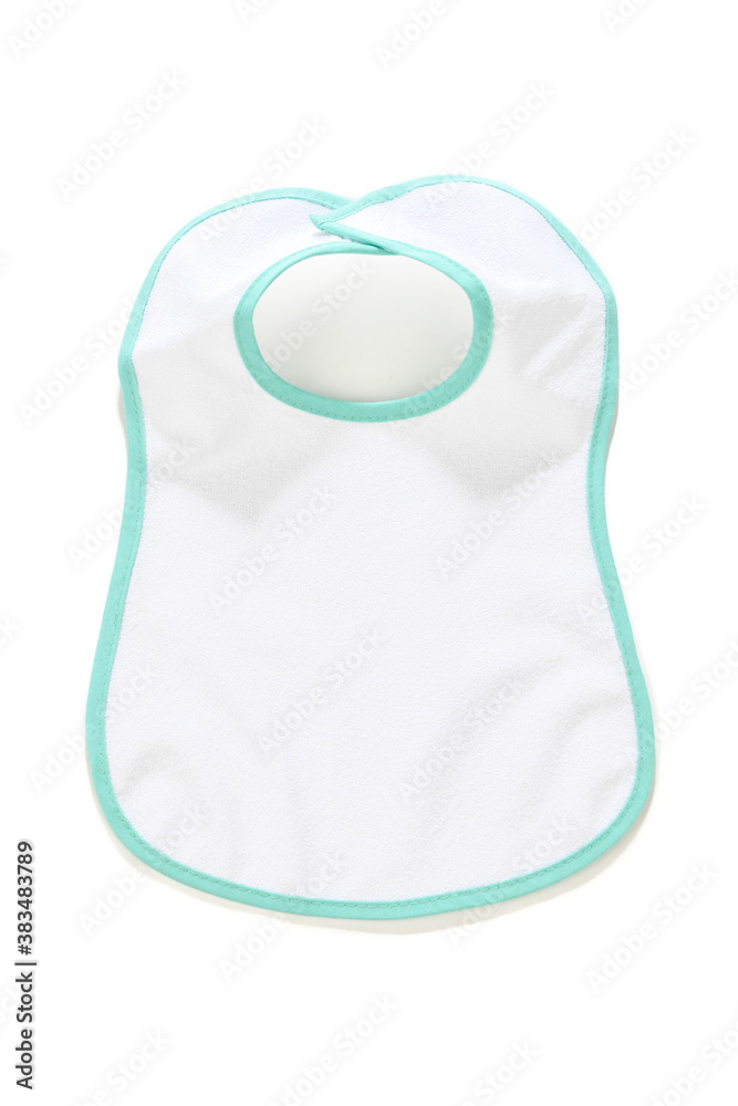 Fototapeta premium Baby bib isolated on white background