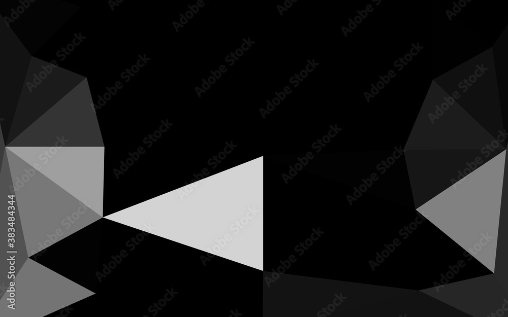Light Silver, Gray vector polygonal background. Light Silver, Gray vector polygonal background.