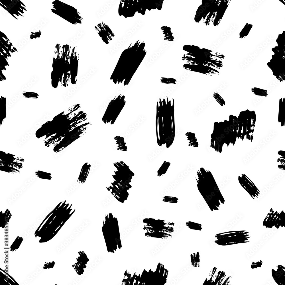Seamless Pattern with hand drawn scribble smears Seamless Pattern with hand drawn scribble smears