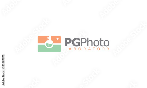 Photo With Laboratory Vector Logo Design Inspirations