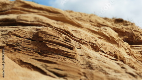 sand dunes on the beach