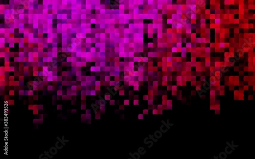 Dark Purple, Pink vector template with crystals, rectangles.