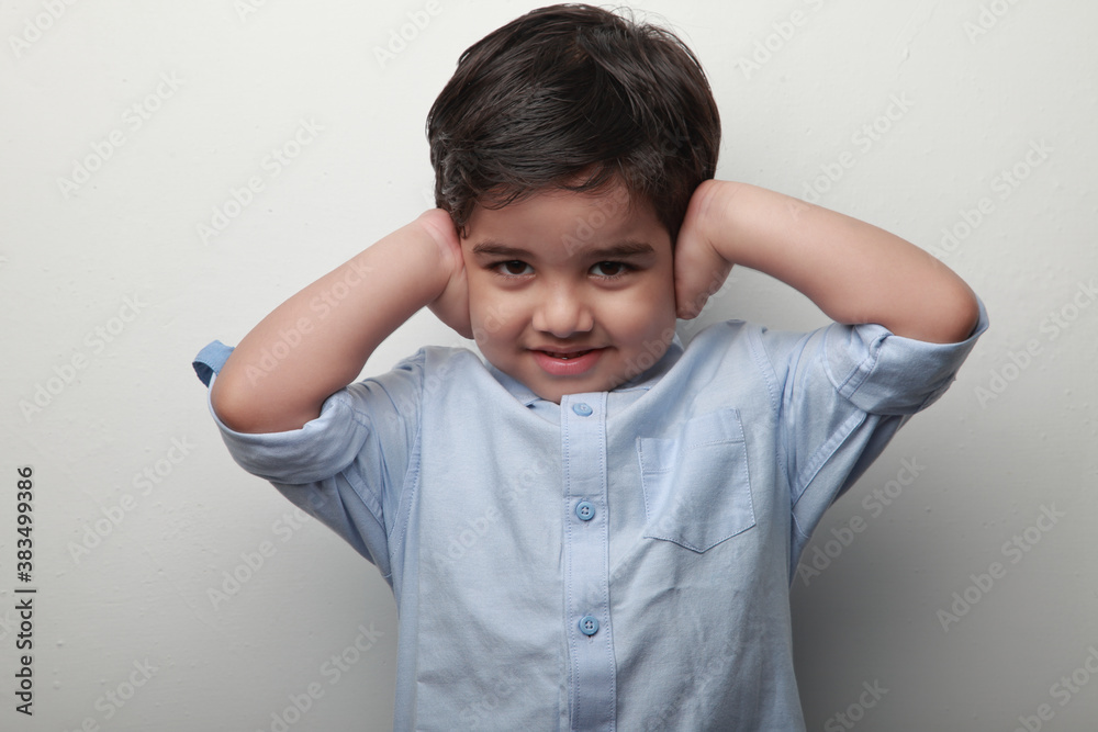 Cute little boy with a smiling face Cute little boy with a smiling face