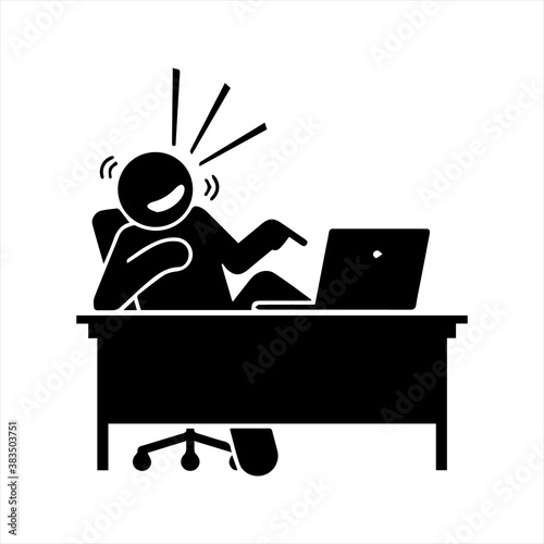 Laughing, joke icon