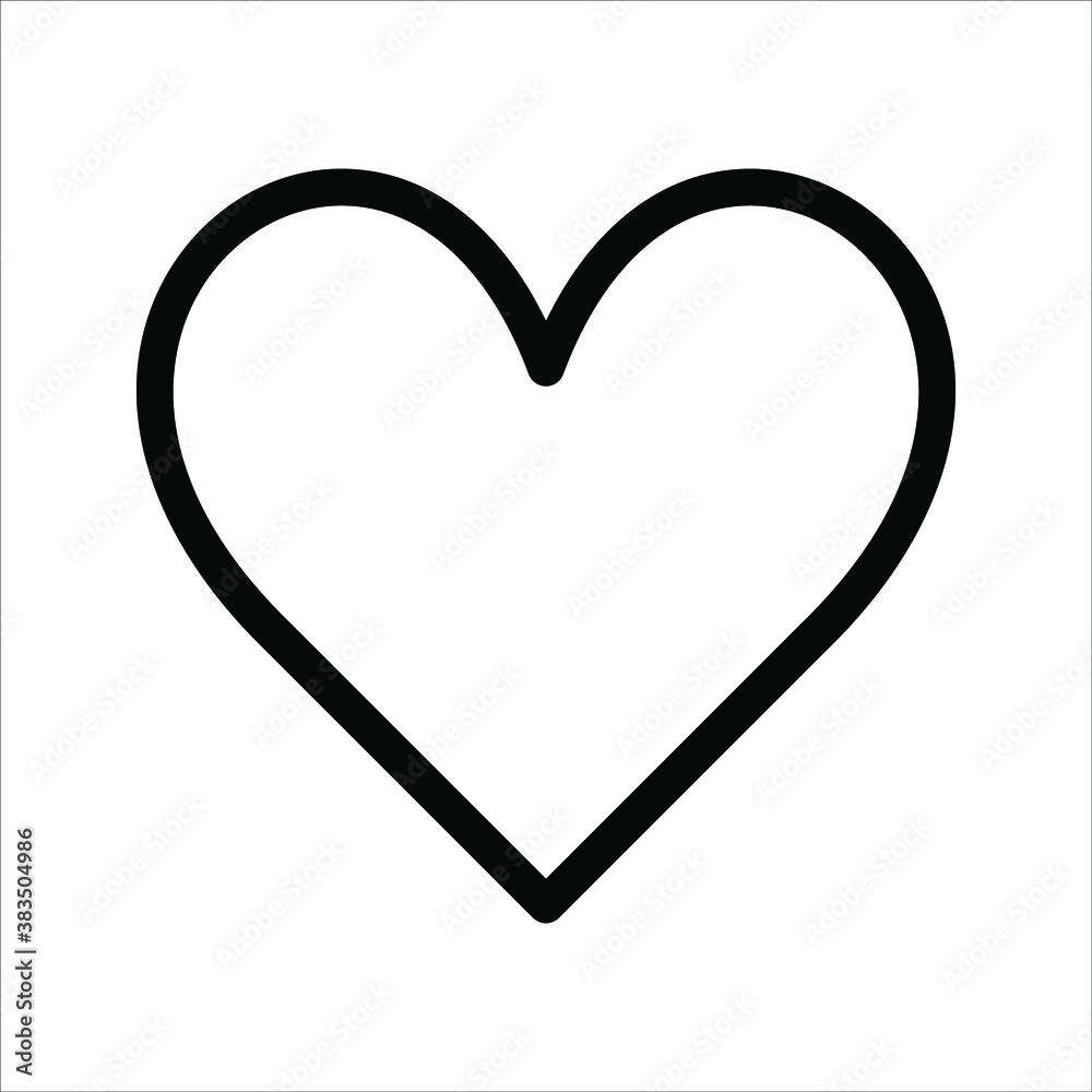 Romantic Heart Icon vector flat design in trendy style for Marriage Celebration.eps 10 Romantic Heart Icon vector flat design in trendy style for Marriage Celebration.eps 10