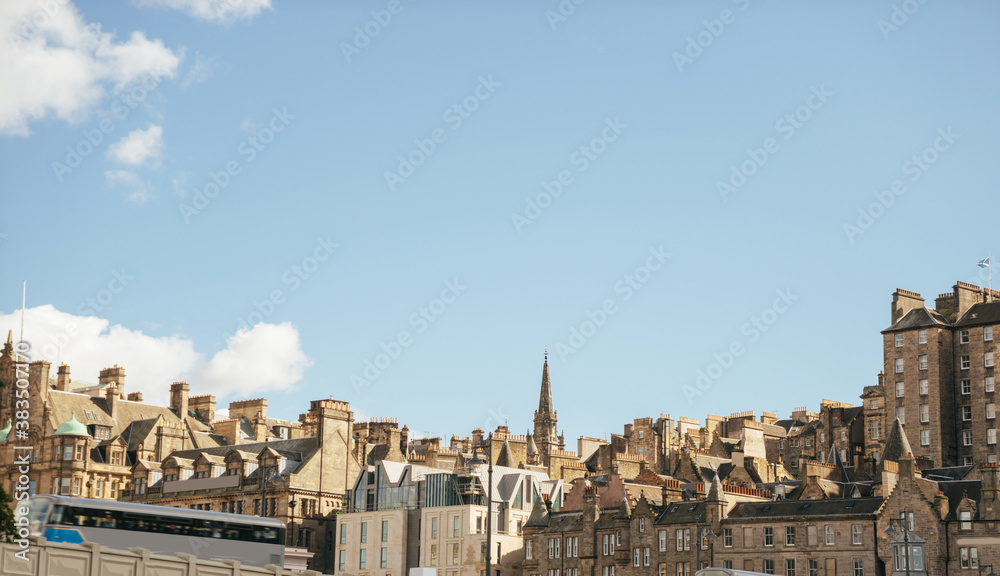 view of the traditional architecture Edinburgh, Scotland, UK