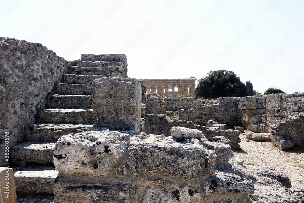 Italy. Parque Archeological of Paestum Italy. Parque Archeological of Paestum