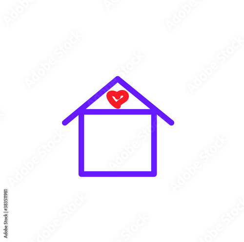 safety concept during coronavirus infection, stay at home