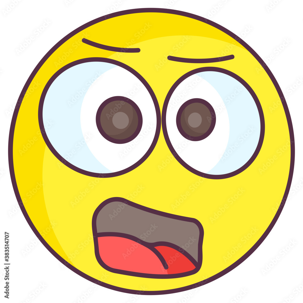 Fototapeta premium Suspicious Emoji 