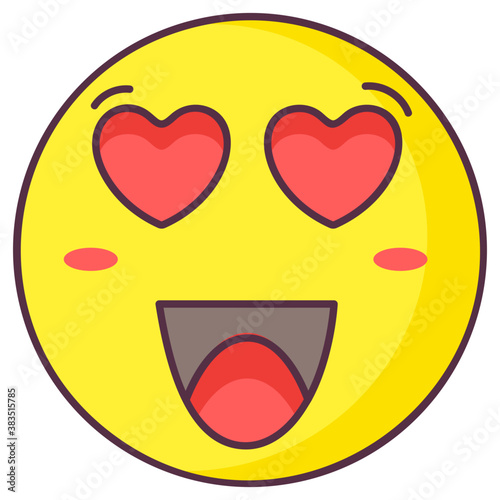Love Blush Emoji 
