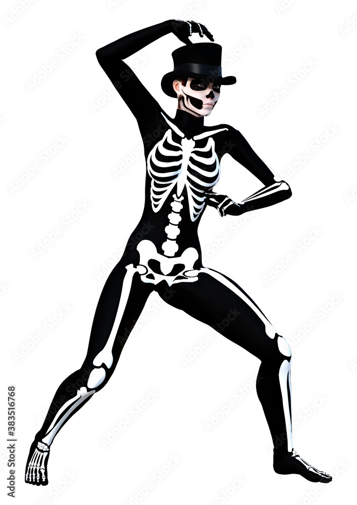 Fototapeta premium 3D Rendering Halloween Party