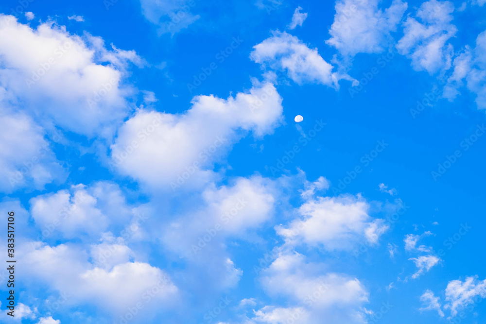 Fototapeta premium Blue sky and beautiful clouds